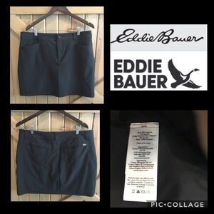 Black Eddie Bauer Skort Black Size 12 Excellent!